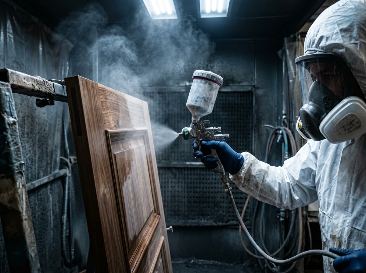 Sprayed Satin Polyurethane